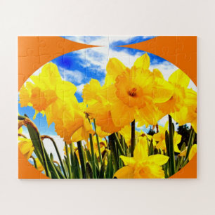 Spring burst with daffodils jigsaw puzzle