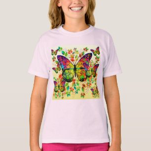 SPRING BUTTERFLIES COLORFUL NATURE T-Shirt
