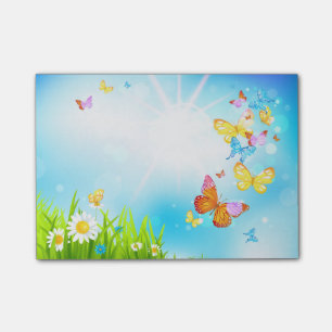 Spring Butterflies Post-it Notes