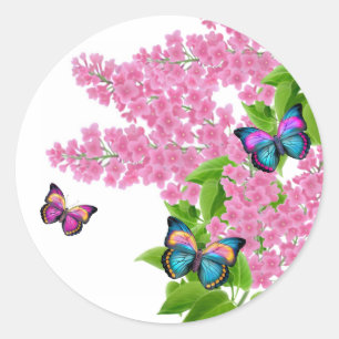 Spring Butterflies Sticker