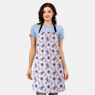 Spring Butterfly Floral Gift Apron