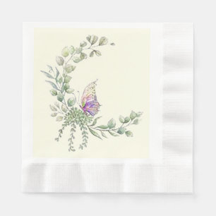 Spring Butterfly Paper Napkin