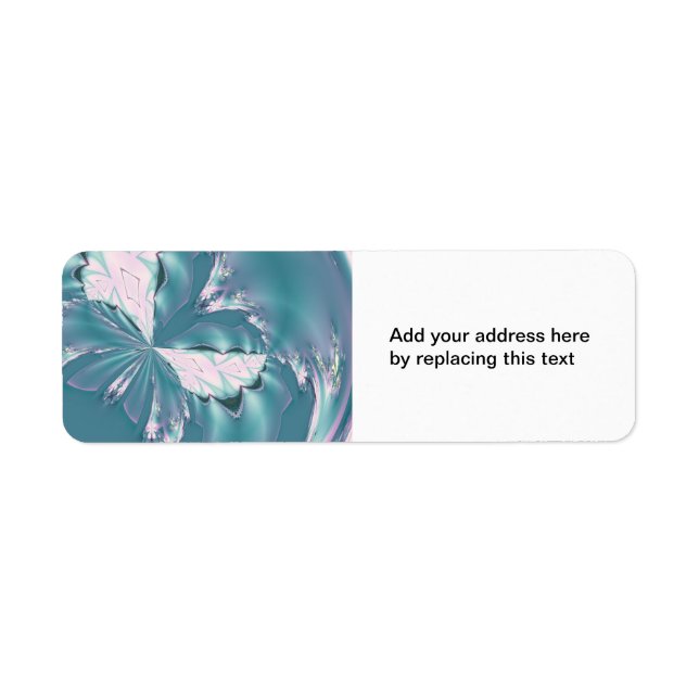 Spring Butterfly Return Address Label (Front)