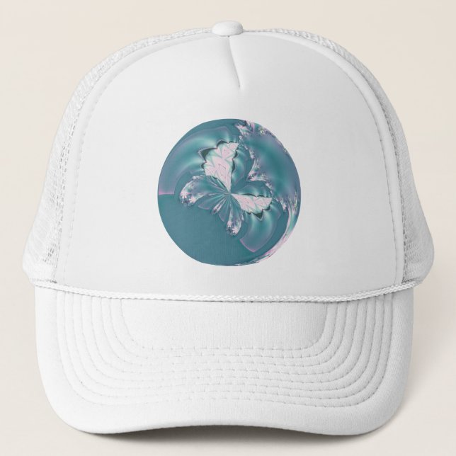 Spring Butterfly Trucker Hat (Front)