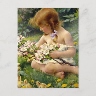 ‘Spring’ by Franz Dvorak Postcard