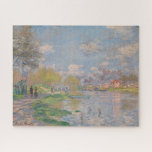 Spring by the Seine by Monet Impressionist Jigsaw Puzzle<br><div class="desc">Impressionist Landscape Painting by Claude Monet - Classic Masterpieces - Claude Monet's Impressionist Painting Series - Banks of the Seine River</div>