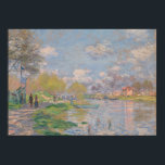 Spring by the Seine by Monet Impressionist Poster<br><div class="desc">Impressionist Painting by Monet - Classic Masterpieces - Monet's Impressionist Painting Series - Spring by the Seine by Monet</div>