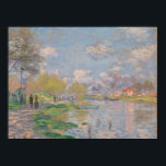 Spring by the Seine by Monet Impressionist Poster<br><div class="desc">Impressionist Painting by Monet - Classic Masterpieces - Monet's Impressionist Painting Series - Spring by the Seine by Monet</div>