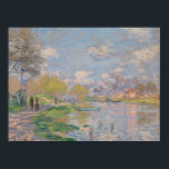 Spring by the Seine by Monet Impressionist Poster<br><div class="desc">Impressionist Painting by Monet - Classic Masterpieces - Monet's Impressionist Painting Series - Spring by the Seine by Monet</div>