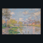 Spring by the Seine by Monet Impressionist Poster<br><div class="desc">Impressionist Painting by Monet - Classic Masterpieces - Monet's Impressionist Painting Series - Spring by the Seine by Monet</div>
