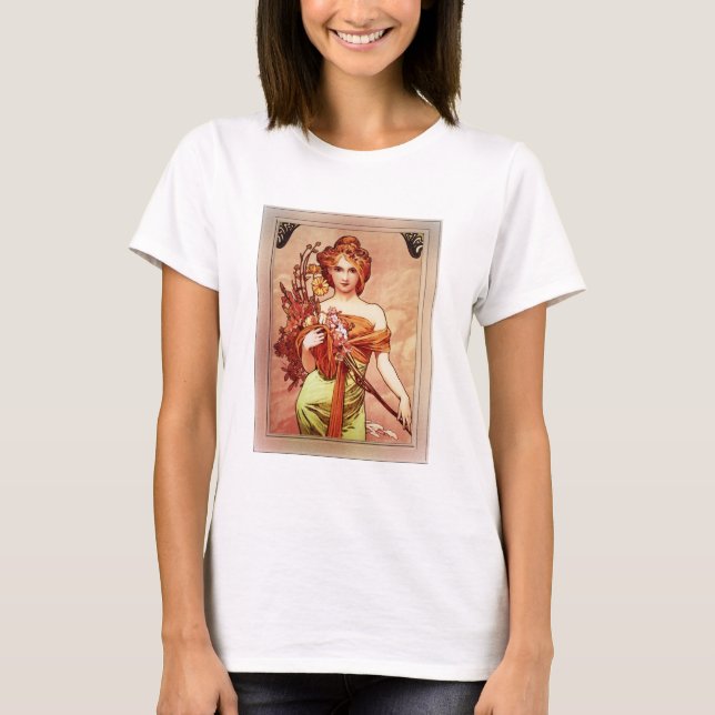 Spring c1900 Top Two Thirds by Alphonse Mucha (Front)