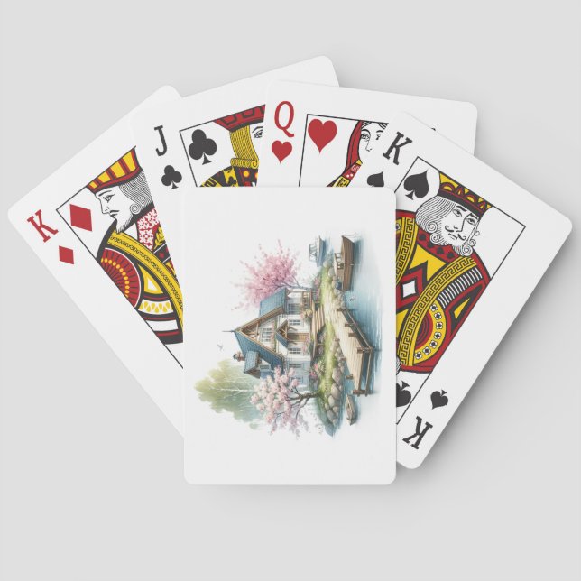 Spring Cabin Playing Cards (Back)