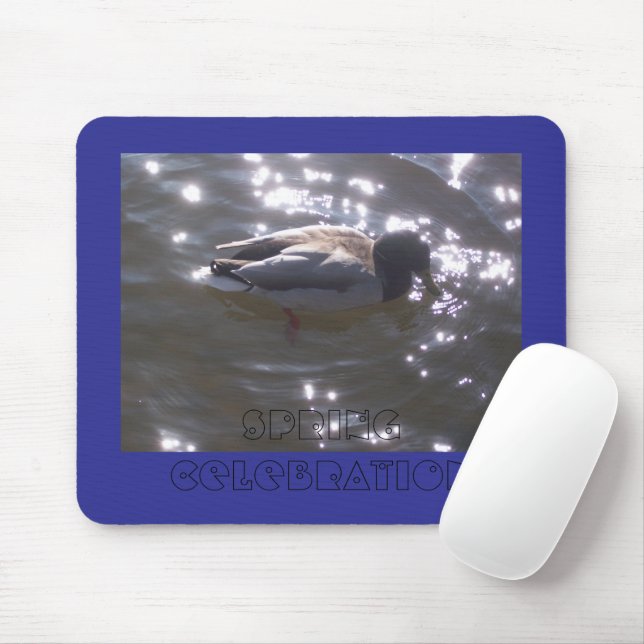 Spring Celebration Mouse Pad (With Mouse)