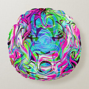 Spring Chaos..... Round Cushion