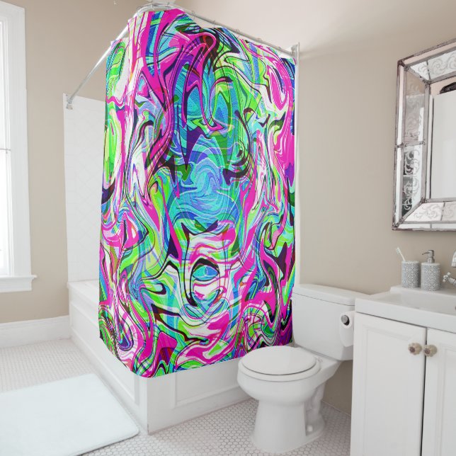 Spring Chaos...... Shower Curtain (In Situ)