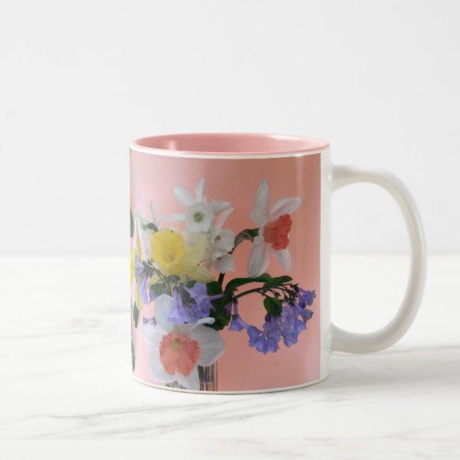 Spring Cheer Two-Tone Coffee Mug (Right)