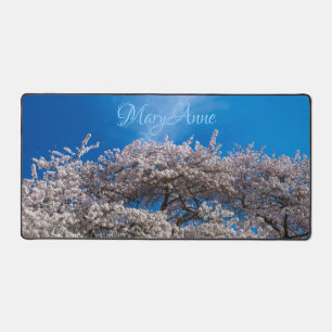 Spring Cherry Blossom Desk Mat