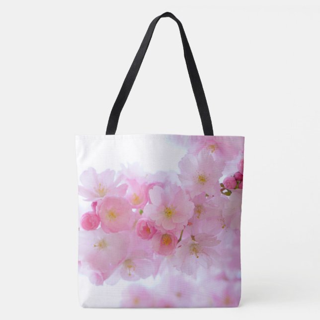 Spring - Cherry Blossoms - All Options Tote Bag (Front)