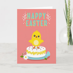 Spring Chick Cake Pattern Card