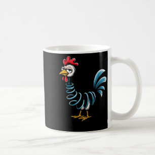 Spring Chicken Chicken On Go Stick Funny Chicken Coffee Mug