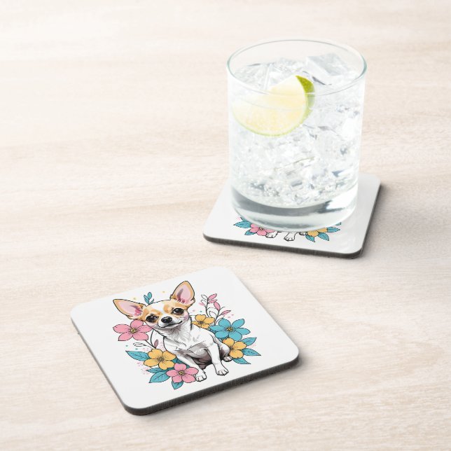 Spring Chihuahua Coaster (Right Side)