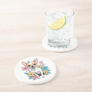 Spring Chihuahua Coaster