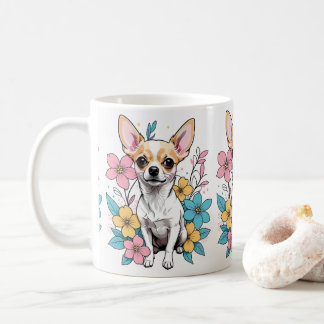 Spring Chihuahua Coffee Mug