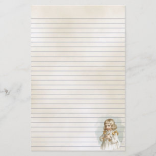 Spring Child Vintage Illustration Stationery