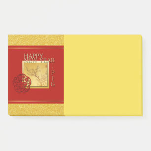 Spring Chinese Pig Year 2019 L Post-it Notes