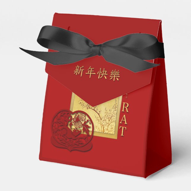 Spring Chinese Rat Year 2020 Tent Favour Box (Front Side)