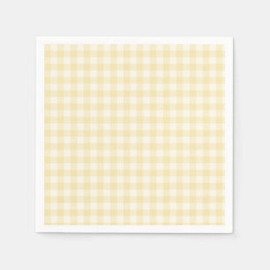 Spring Classic Gingham Buttercream Napkin