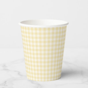 Spring Classic Gingham Buttercream Paper Cups