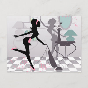 Spring Cleaning Postcard