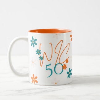 Spring Collection Orange Rim Mug