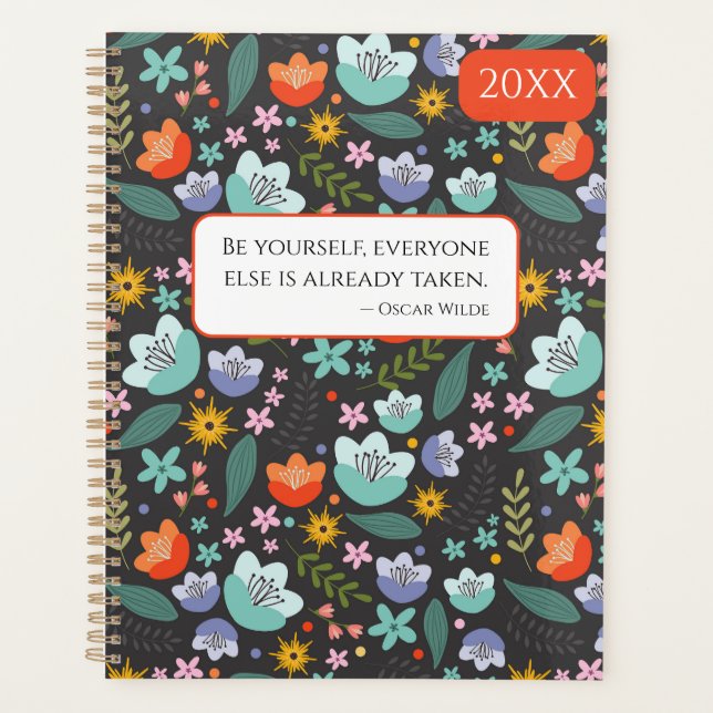 Spring Colorful Flowers 20XX Planner (Front)
