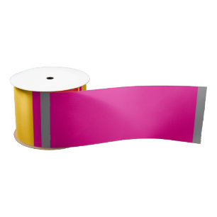 Spring Colors Striped Satin Ribbon