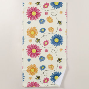 Spring Colours Beach Towel
