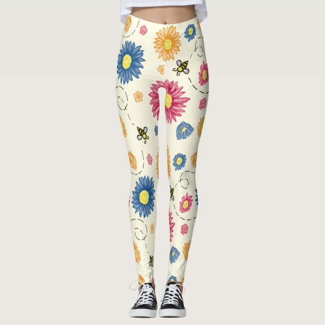 Spring Colours Leggings (Front)