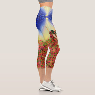 Spring Comes After Winter - Fantastic Flowers Girl Capri Leggings