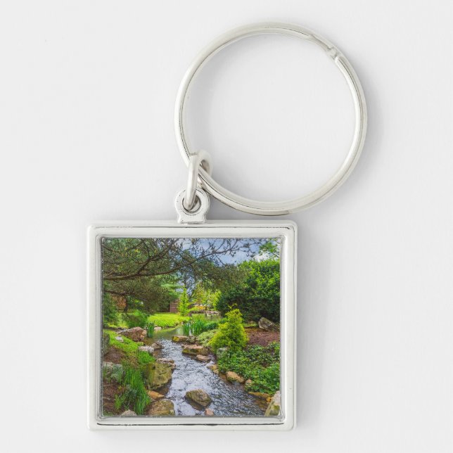 Spring Creek Painterly Key Ring (Front)