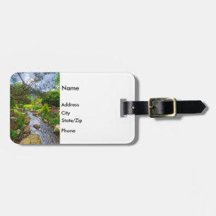 Spring Creek Painterly Luggage Tag