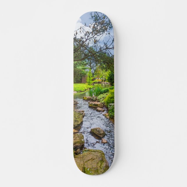 Spring Creek Painterly Skateboard (Front)