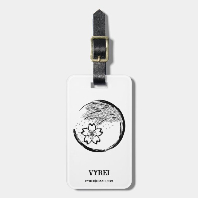 Spring Crest Luggage Tag (Front Vertical)
