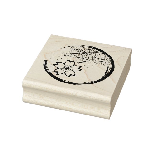 Spring Crest Rubber Stamp (Stamp)