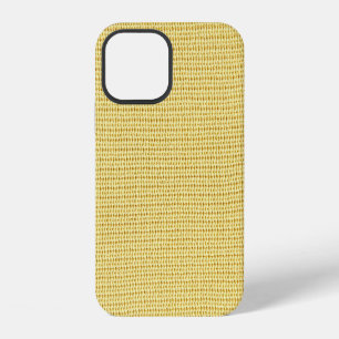 Spring Crochet: Yellow Textile Art. iPhone 12 Case