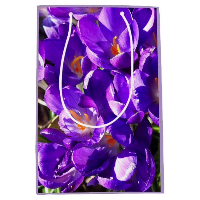 SPRING CROCUS MEDIUM GIFT BAG (Front)