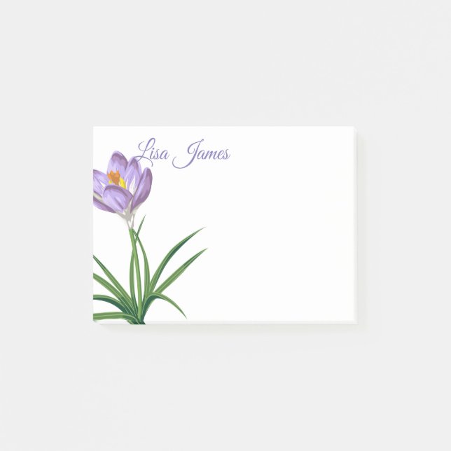 Spring Crocus Post-it-Notes Post-it Notes (Front)