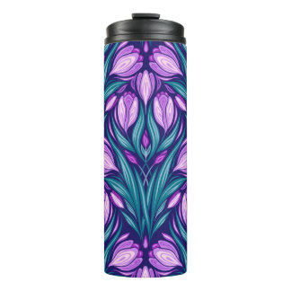 Spring crocuses thermal tumbler