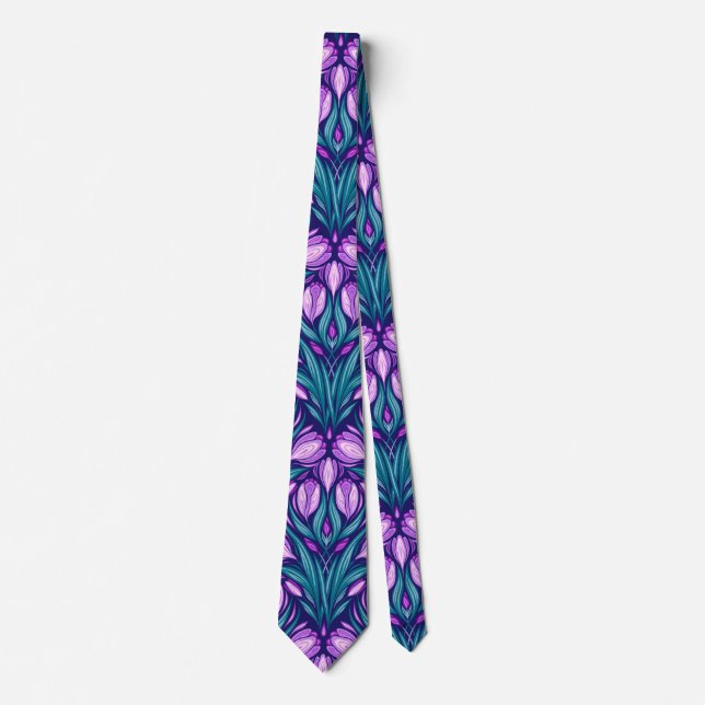 Spring crocuses tie (Front)