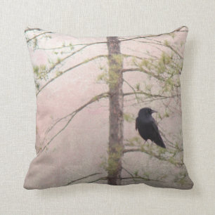 Spring Crow Cushion